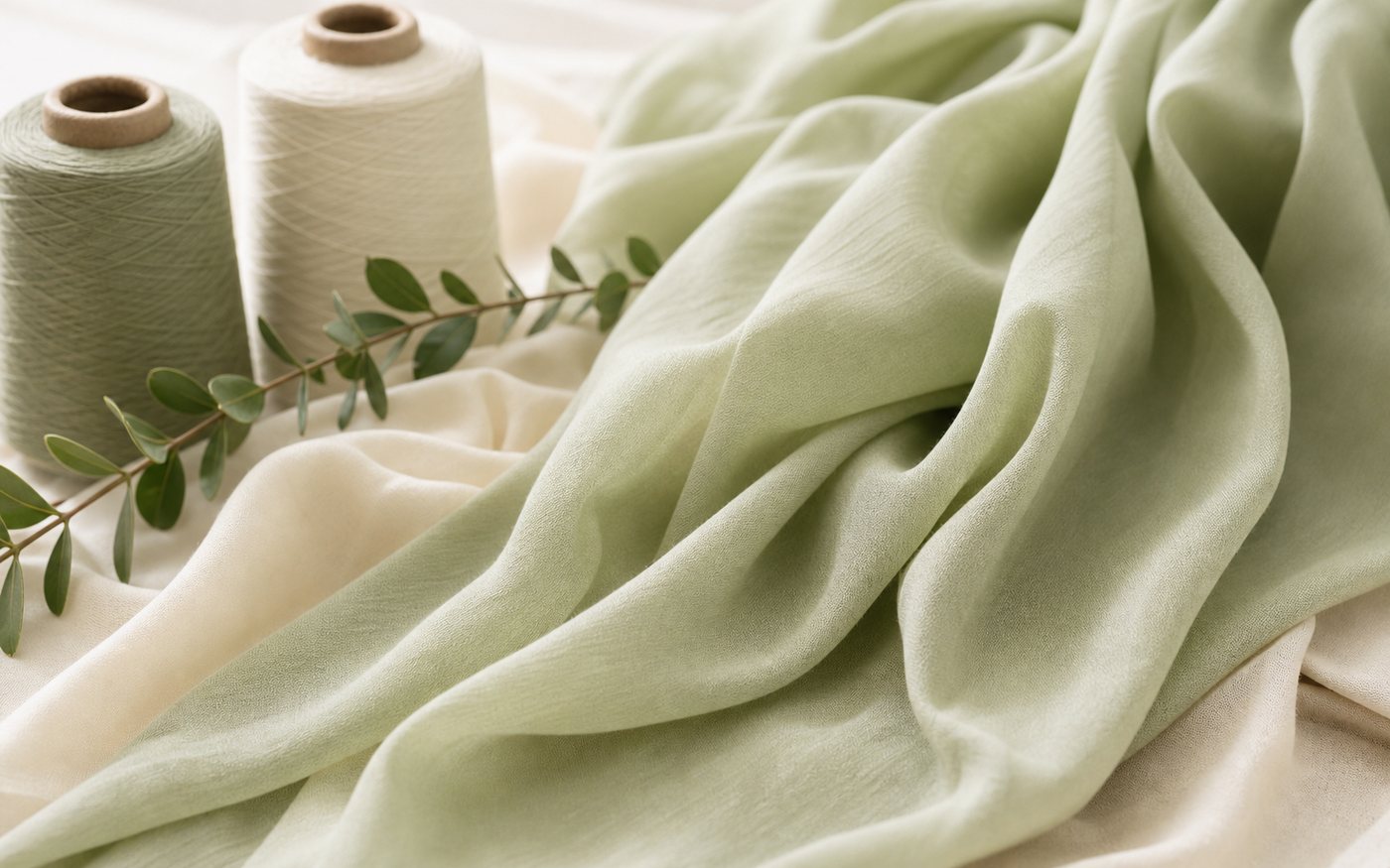 Ecovero viscose style fabric with smooth drape