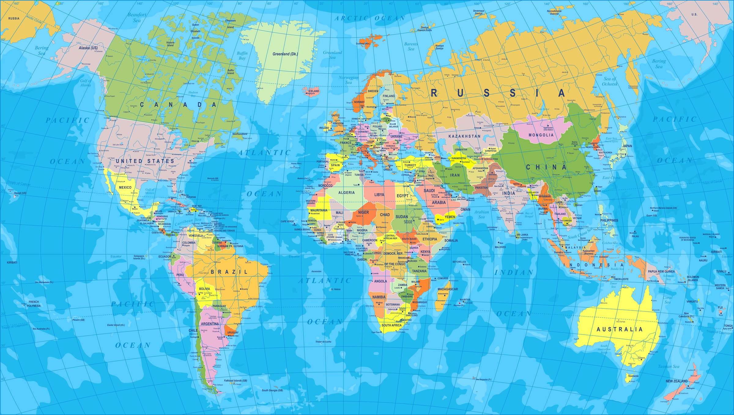 High-definition world map showing Meirius Group global business reach